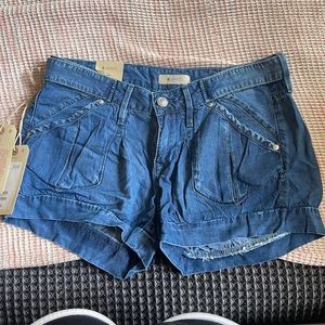 Denim shorts